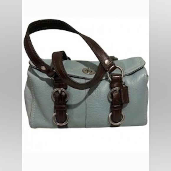 Coach Handbags - Coach Vintage Chelsea Satchel in Light Blue - EUC!